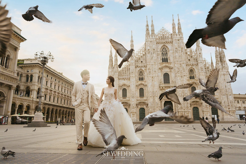 SJwedding鯊魚婚紗婚攝團隊鯊魚在義大利拍攝的自助婚紗