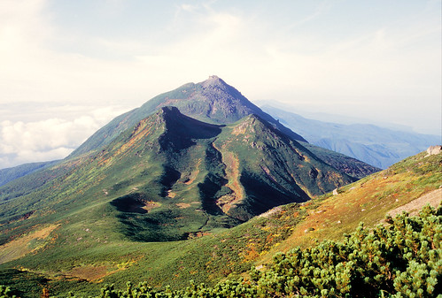 Mount Rausu (Px, Rausu-dake) from the north