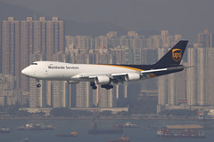 N625UP, Boeing 747-8F, UPS, Hong Kong