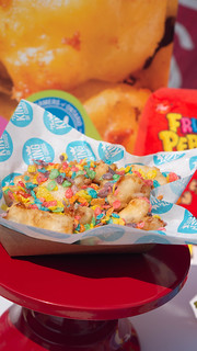 Fruity Pebbles Deep Fried Cheese Curds