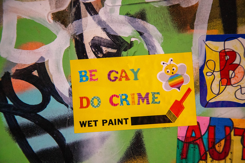 be gay, do crime<br/>© <a href="https://flickr.com/people/24761036@N00" target="_blank" rel="nofollow">24761036@N00</a> (<a href="https://flickr.com/photo.gne?id=53122936635" target="_blank" rel="nofollow">Flickr</a>)