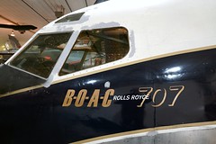 G-APFG Boeing 707-436 ex-BOAC SWAM 120823 detail