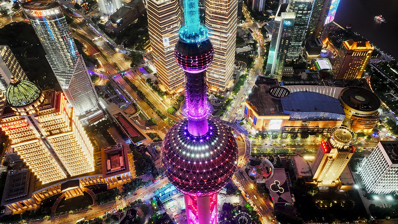 Lujiazui from above<br/>© <a href="https://flickr.com/people/24448805@N07" target="_blank" rel="nofollow">24448805@N07</a> (<a href="https://flickr.com/photo.gne?id=53128582682" target="_blank" rel="nofollow">Flickr</a>)