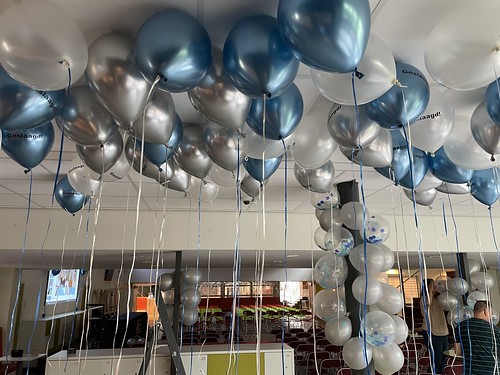 Heliumballonnen Geslaagd Diplomering Diploma Uitreiking Conenius College Krimpen aan den IJssel