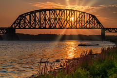 Late in the day along the Ohio river. (Explored)