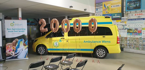 Foilballoon Number 20000e wens Stichting Ambulance Wens Albrandswaard Rotterdam