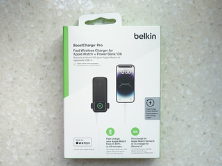 Belkin BoostCharge Pro Fast Wireless Charger For Apple Watch + Power Bank 10K