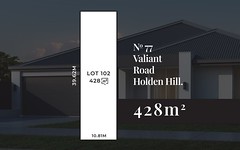 Lot 102, 77 Valiant Road, Holden Hill SA