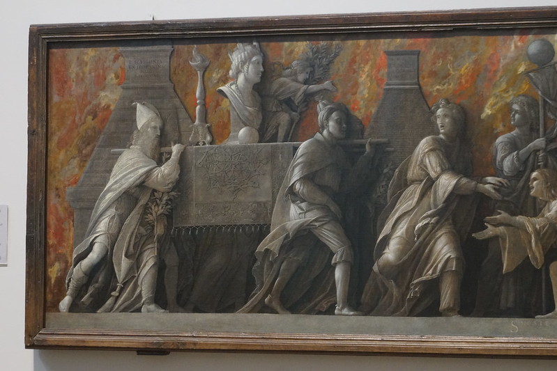 Introduction of the Cult of Cybele to Rome 1505-6, Andrea Mantegna 1430-1506, National Gallery, Trafalgar Square, Charing Cross, City of Westminster, London, WC2N 5DN (5)<br/>© <a href="https://flickr.com/people/38298328@N08" target="_blank" rel="nofollow">38298328@N08</a> (<a href="https://flickr.com/photo.gne?id=53144640726" target="_blank" rel="nofollow">Flickr</a>)