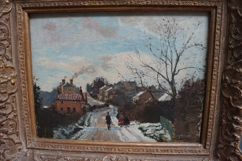 Fox Hill, Upper Norwood 1870, Camille Pissarro 1830-1903, National Gallery, Trafalgar Square, Charing Cross, City of Westminster, London, WC2N 5DN (4)<br/>© <a href="https://flickr.com/people/38298328@N08" target="_blank" rel="nofollow">38298328@N08</a> (<a href="https://flickr.com/photo.gne?id=53144643651" target="_blank" rel="nofollow">Flickr</a>)