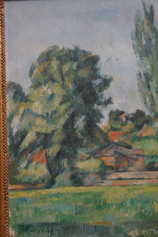 Lanscape with Poplars 1885-7, Paul Cézanne 1839-1906, National Gallery, Trafalgar Square, Charing Cross, City of Westminster, London, WC2N 5DN (2)<br/>© <a href="https://flickr.com/people/38298328@N08" target="_blank" rel="nofollow">38298328@N08</a> (<a href="https://flickr.com/photo.gne?id=53145242728" target="_blank" rel="nofollow">Flickr</a>)