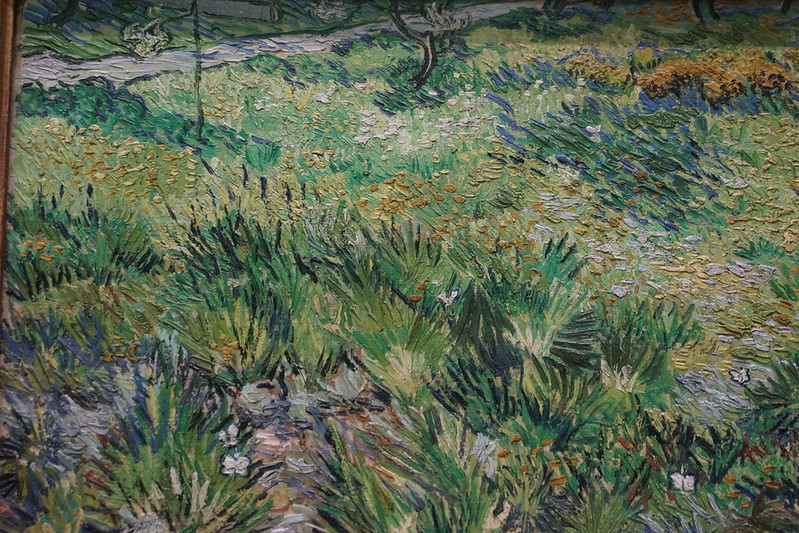 Long Grass with Butterflies 1890, Vincent Van Gogh 1853-1890, National Gallery, Trafalgar Square, Charing Cross, City of Westminster, London, WC2N 5DN (2)<br/>© <a href="https://flickr.com/people/38298328@N08" target="_blank" rel="nofollow">38298328@N08</a> (<a href="https://flickr.com/photo.gne?id=53145544748" target="_blank" rel="nofollow">Flickr</a>)
