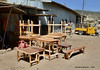 Tables & benches - Aksum open-air market - Aksum Tigray Ethiopia