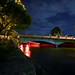 Tenney Park Bridge at Night