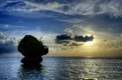 Sunset - Mushroom Rock - Guam