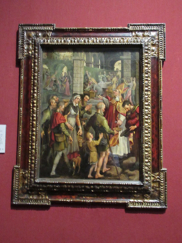 Scenes from the Life of an Unidentified Bishop Saint 1560, Pieter Aertsen 1507-1575, National Gallery, Trafalgar Square, Charing Cross, City of Westminster, London, WC2N 5DN<br/>© <a href="https://flickr.com/people/38298328@N08" target="_blank" rel="nofollow">38298328@N08</a> (<a href="https://flickr.com/photo.gne?id=53162709247" target="_blank" rel="nofollow">Flickr</a>)