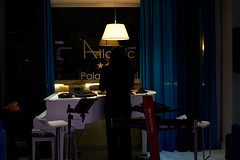 Hotel entertainment - silhouette