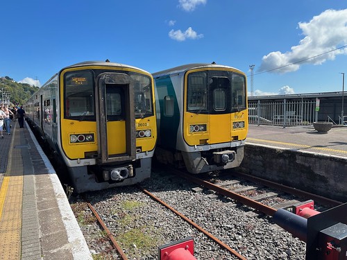 Commuter trains at Cork (Kent)