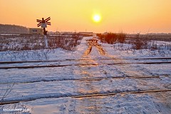 Railway scene / winter