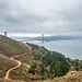 Golden Gate Bridge and the Bay under Hillary's Fog