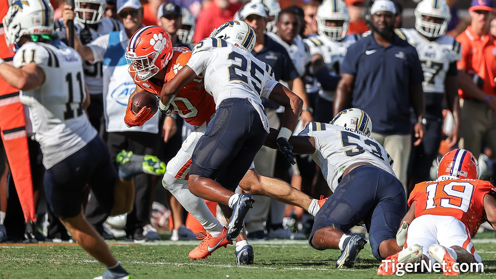 Clemson Football Photo of Troy Stellato and charlestonsouthern