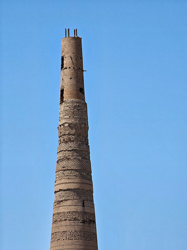 Kutlug Timur minaret, Khwarazmian dynasty, 1011; Konya Urgench, Turkmenistan (3)