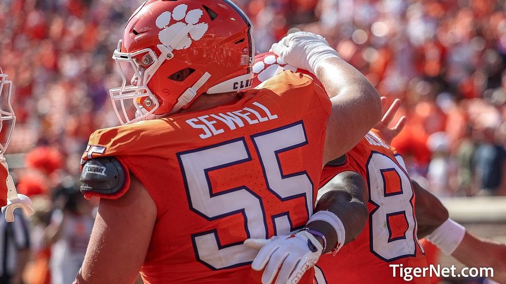 Clemson Football Photo of Beaux Collins and charlestonsouthern and Harris Sewell