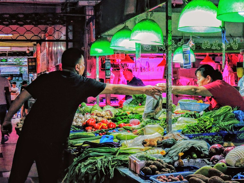 Green and Red: colourful lighting ways in an indoor market<br/>© <a href="https://flickr.com/people/193575245@N03" target="_blank" rel="nofollow">193575245@N03</a> (<a href="https://flickr.com/photo.gne?id=53195679325" target="_blank" rel="nofollow">Flickr</a>)