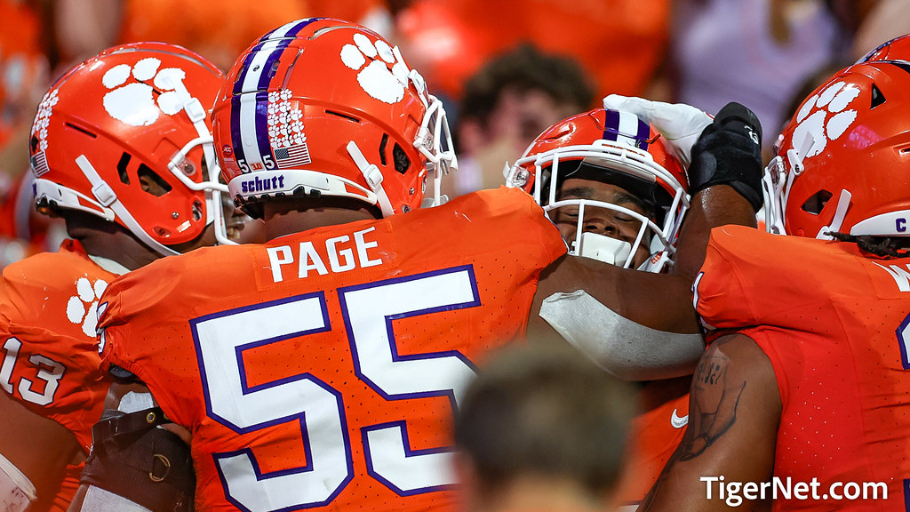 Clemson Football Photo of Payton Page and floridaatlantic