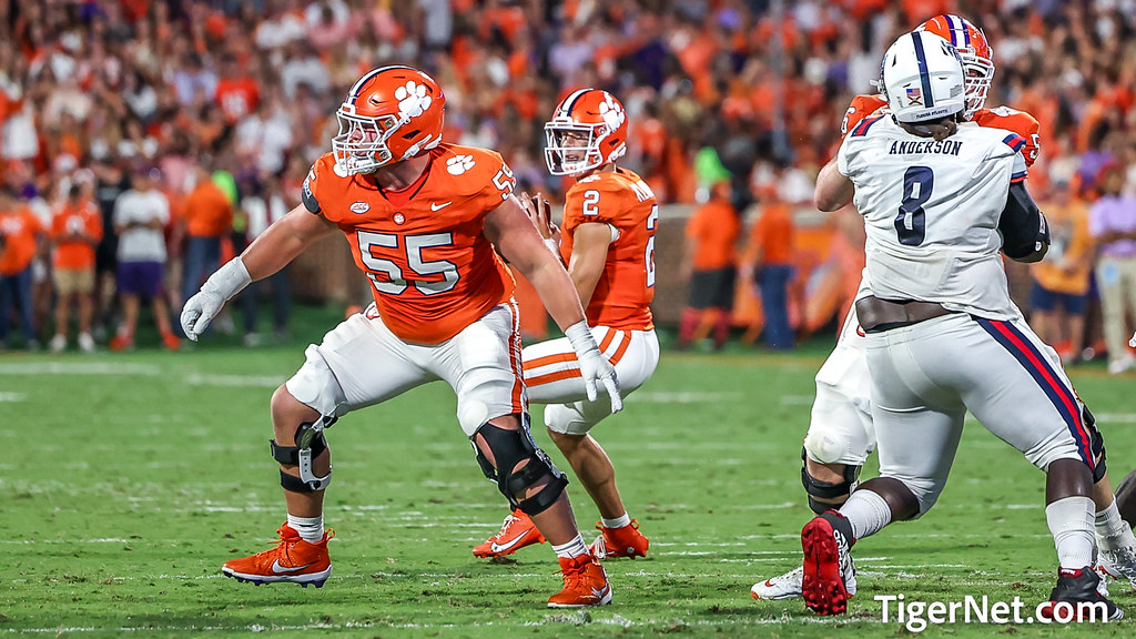 Clemson Football Photo of Cade Klubnik and Harris Sewell and floridaatlantic
