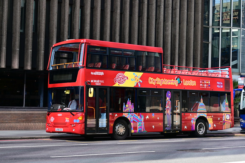 City Sightseeing London (Stagecoach London) 15031 - LX58 CGG<br/>© <a href="https://flickr.com/people/183010570@N02" target="_blank" rel="nofollow">183010570@N02</a> (<a href="https://flickr.com/photo.gne?id=53205430845" target="_blank" rel="nofollow">Flickr</a>)