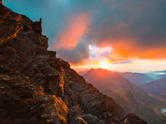 Rocciamelone al Sorgere del sole