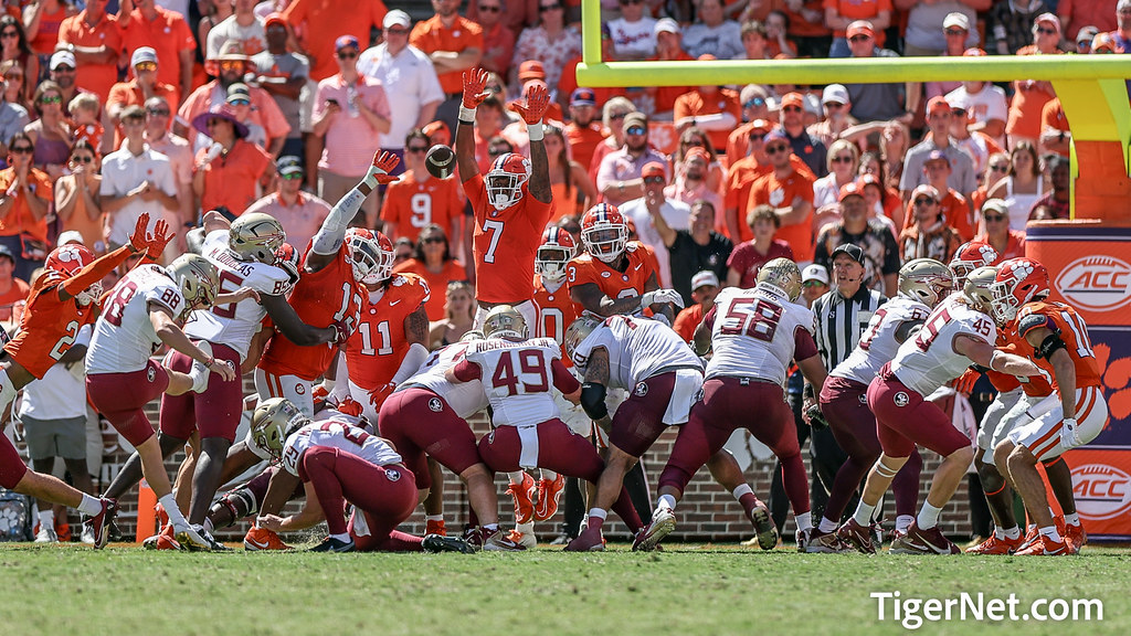 Clemson Football Photo of Justin Mascoll and Florida State