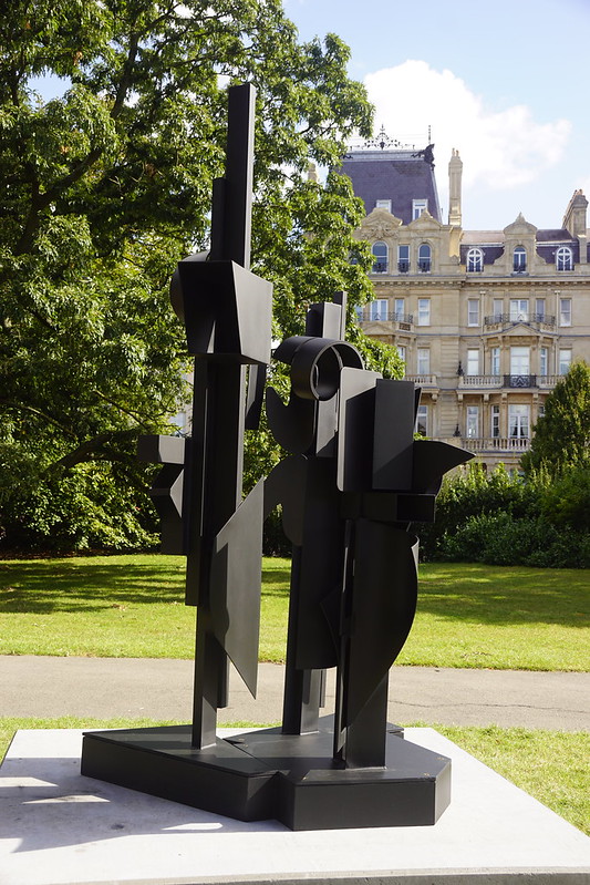 Model for Calebration II 1976, Louise Nevelson, Frieze Sculpture Park, English Gardens, Regents Park, City of Westminster, London, NW1 4LL (7)<br/>© <a href="https://flickr.com/people/38298328@N08" target="_blank" rel="nofollow">38298328@N08</a> (<a href="https://flickr.com/photo.gne?id=53214665811" target="_blank" rel="nofollow">Flickr</a>)