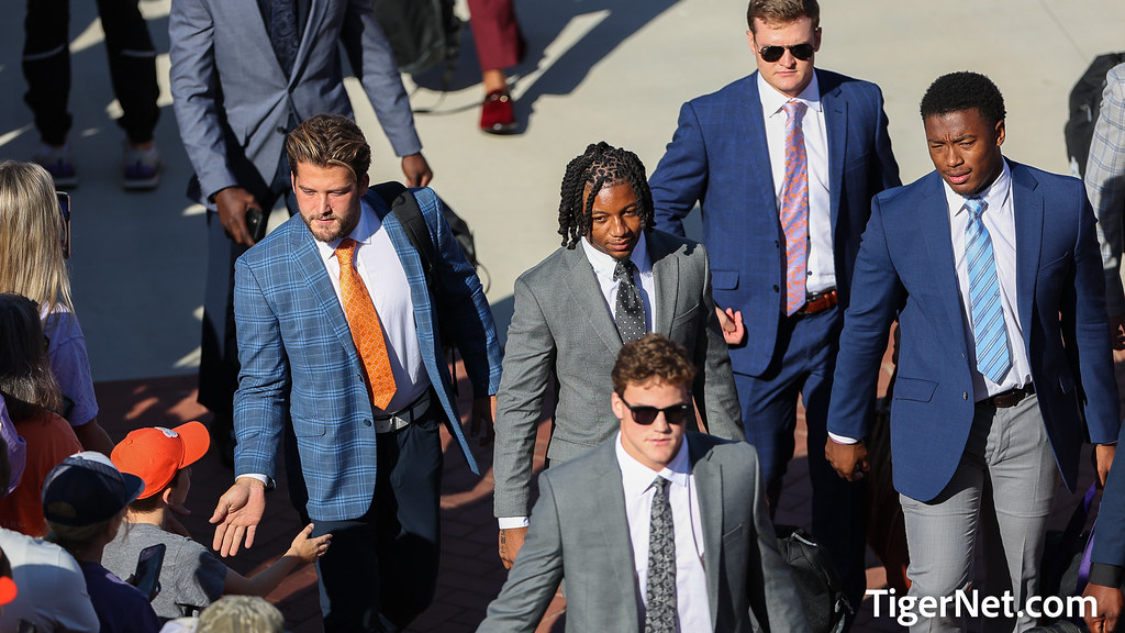 Clemson Football Photo of tigerwalk and Tyler Venables and Florida State