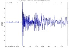 Offshore Vanuatu magnitude 6.1 earthquake (1:40 AM, 29 September 2023)