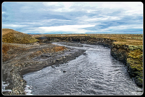 River Eldvatn, Skaufabergsbrú, Skaftártunguvegur, Suðurland, Iceland