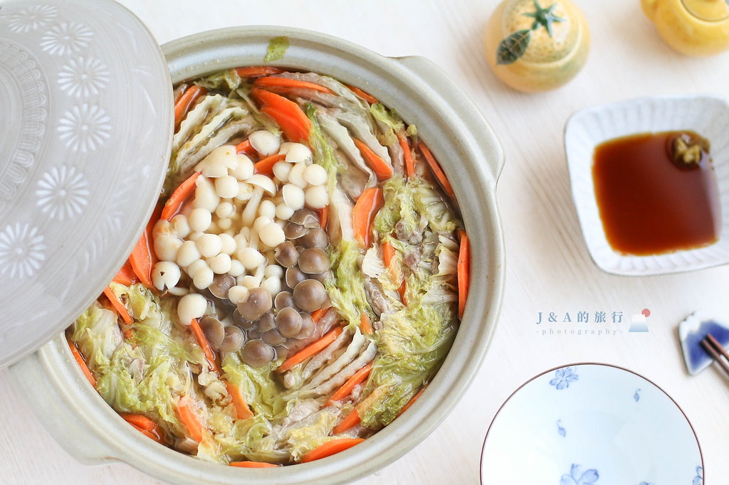 【食譜】日式千層白菜豬肉鍋-秋冬必煮的日式鍋物 @J&amp;A的旅行