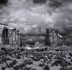 Cloudy Skies Monument Valley Arizona