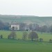 Ashdown House in its misty valley