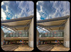 Erfurt main station 3-D / CrossView / Stereoscopy