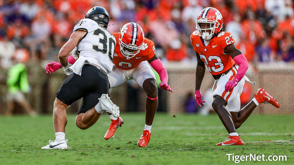 Clemson Football Photo of Wake Forest and RJ Mickens