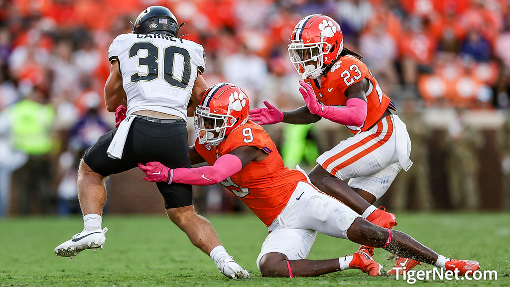 Clemson Football Photo of Wake Forest and RJ Mickens and torianopridejr