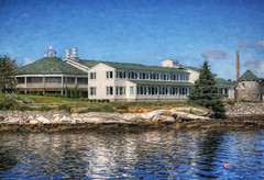A View of the Maine State Aquarium from the Gulf of Maine, Boothbay Harbor
