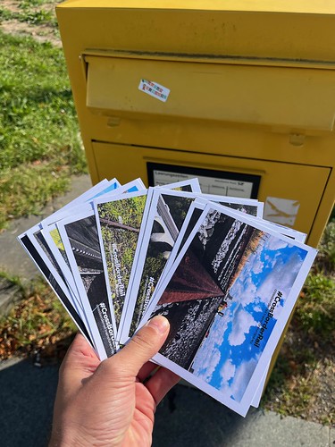 #CrossBorderRail postcards ready to send
