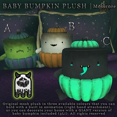Mosscore - Baby Bumpkin Plush @ Spookzilla!