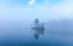 Lakeside mist