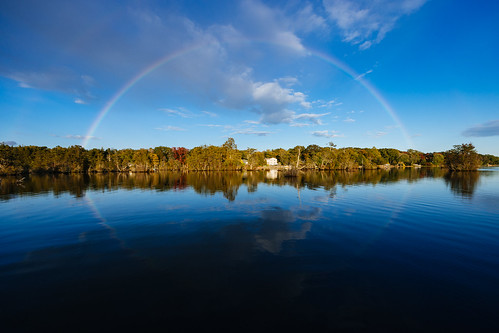 Rainbow on Manahawkin Lake