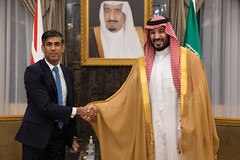 The Prime Minister arrives in Saudi Arabia