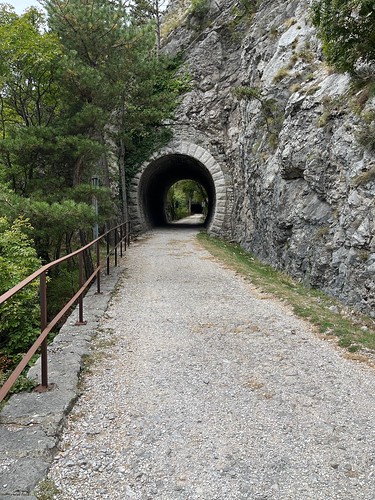 Tunnel on the former line Kozina-Trieste